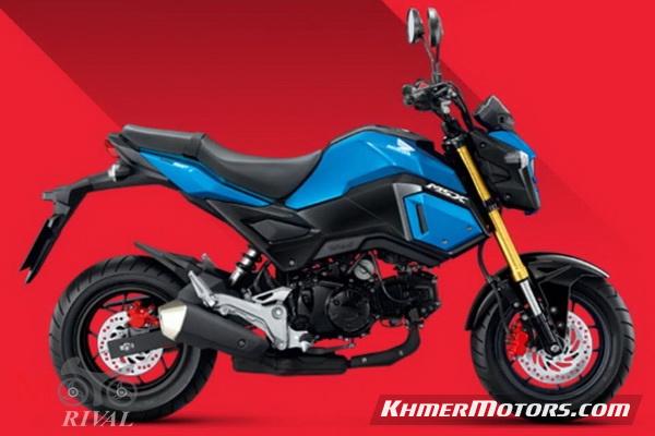 2017 msx125sf blue black Khmer Motors 